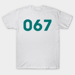 Player Number 067 Squad The Game T-Shirt